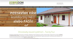 Desktop Screenshot of dobrydom.sk